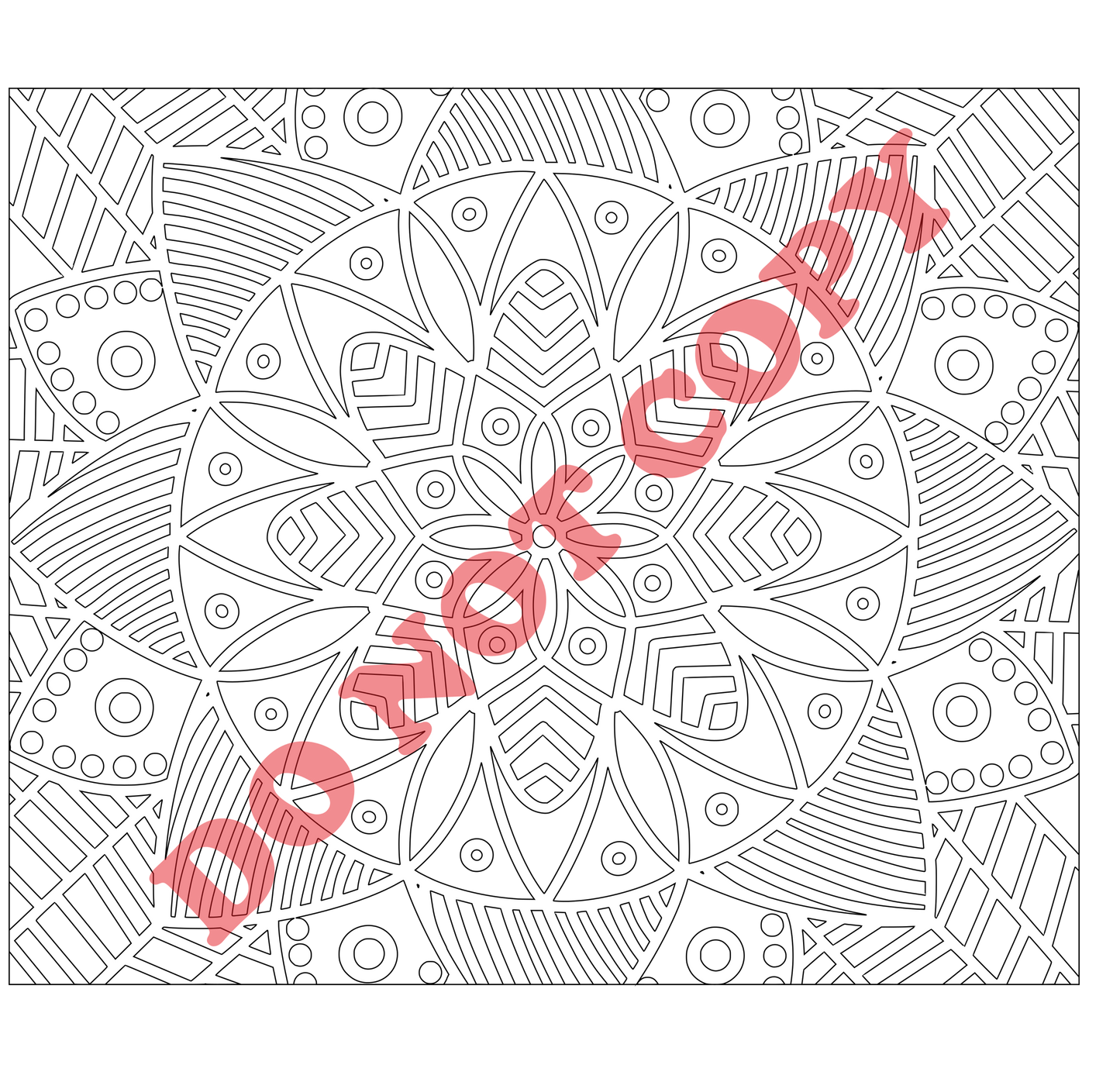 MANDALA TUMBLER TEMPLATE BUNDLE