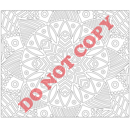 MANDALA TUMBLER TEMPLATE BUNDLE