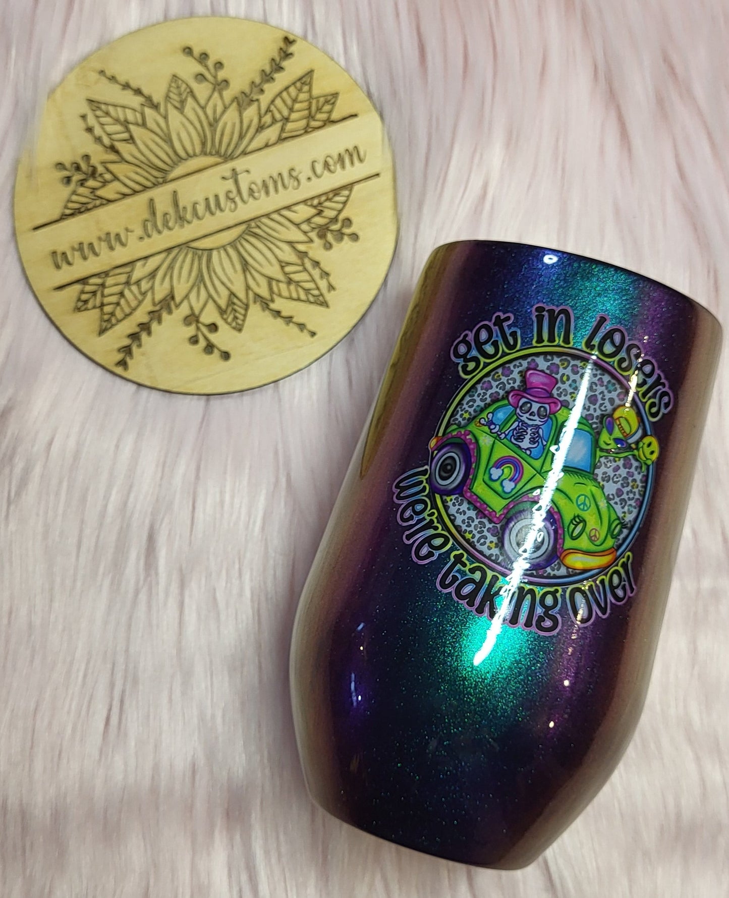 16oz WINE TUMBLER - CHAMELEON COLOR SHIFT
