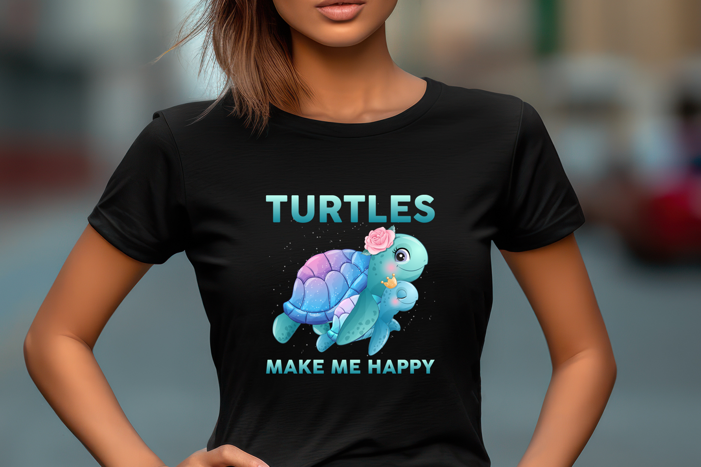 TURTLES MAKE ME HAPPY